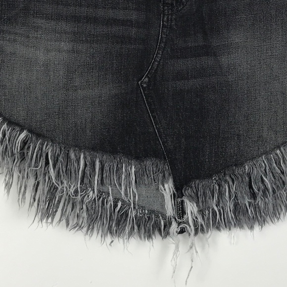 Free People Bailey Denim Mini Skirt in Maverick - Picture 8 of 11